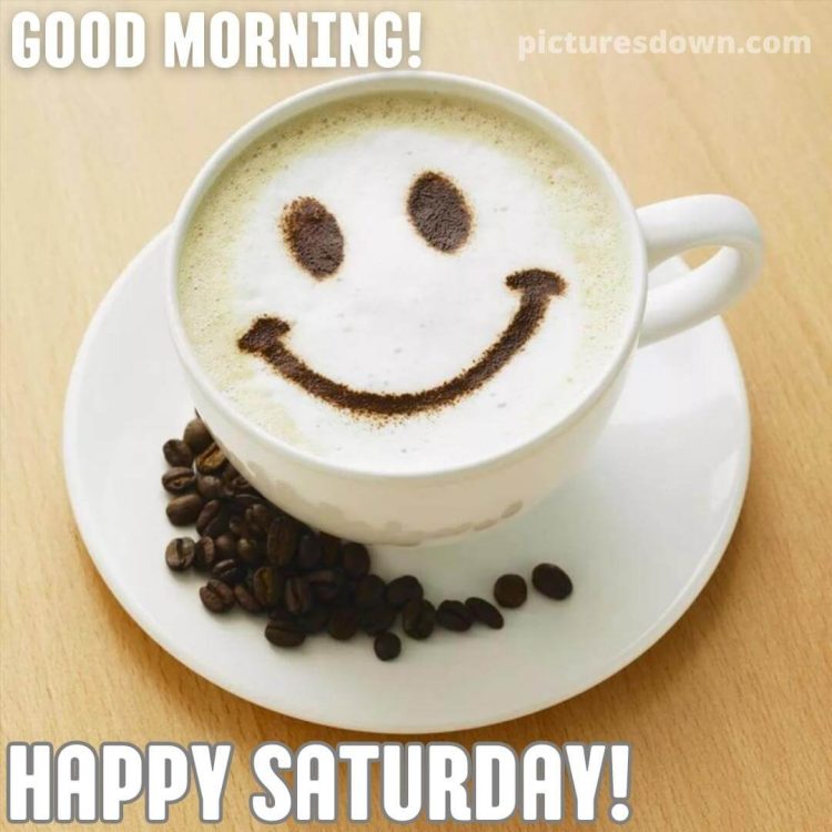 Saturday coffee image smile free download