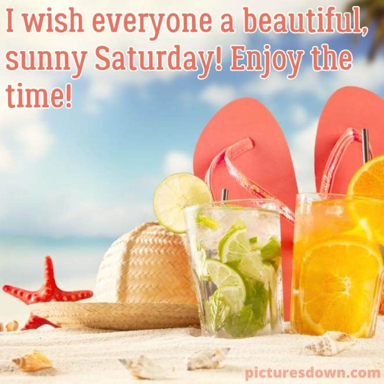 Good morning saturday funny picture beach free download