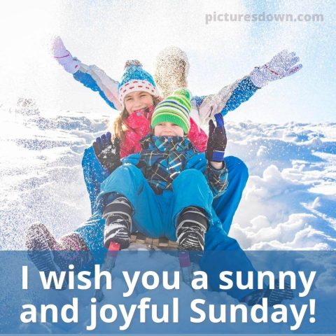 Good sunday morning image winter free download