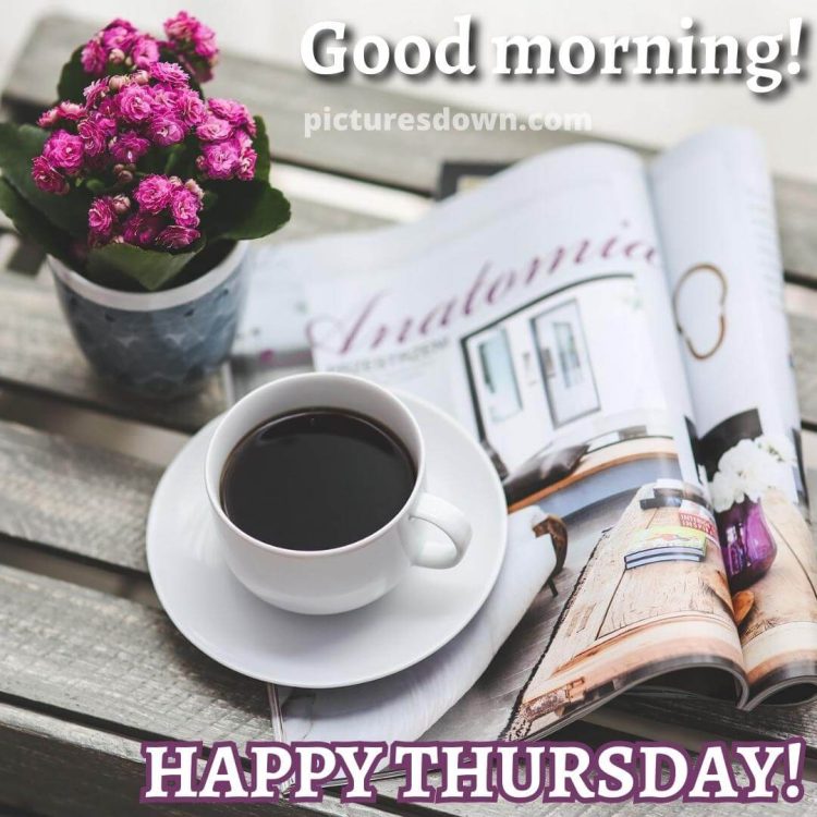 Thursday morning coffee image journal free download