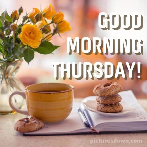 Good morning thursday image coffee free download