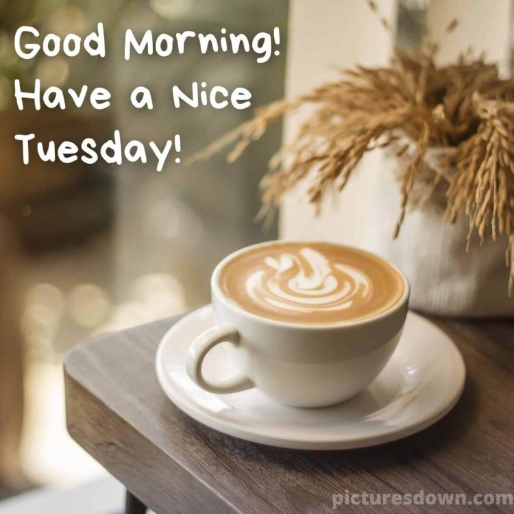 Good morning tuesday coffee picture millet free download