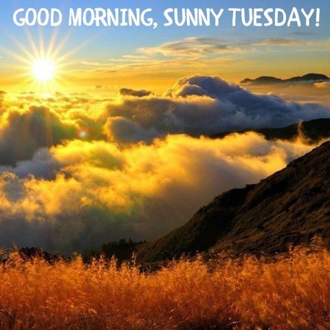 Image of good morning tuesday clouds free download