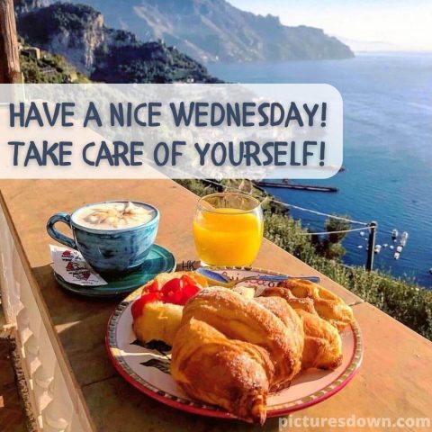 Wednesday morning images breakfast and sea free download