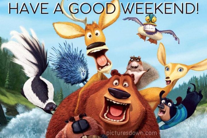 Have a great weekend image funny cartoon characters free download
