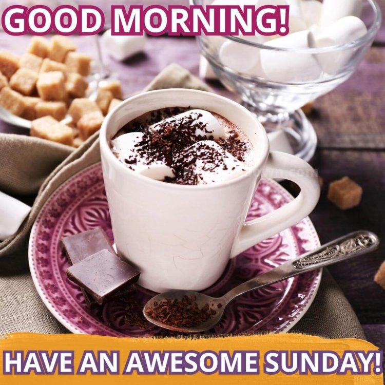 Sunday coffee image marshmallow free download
