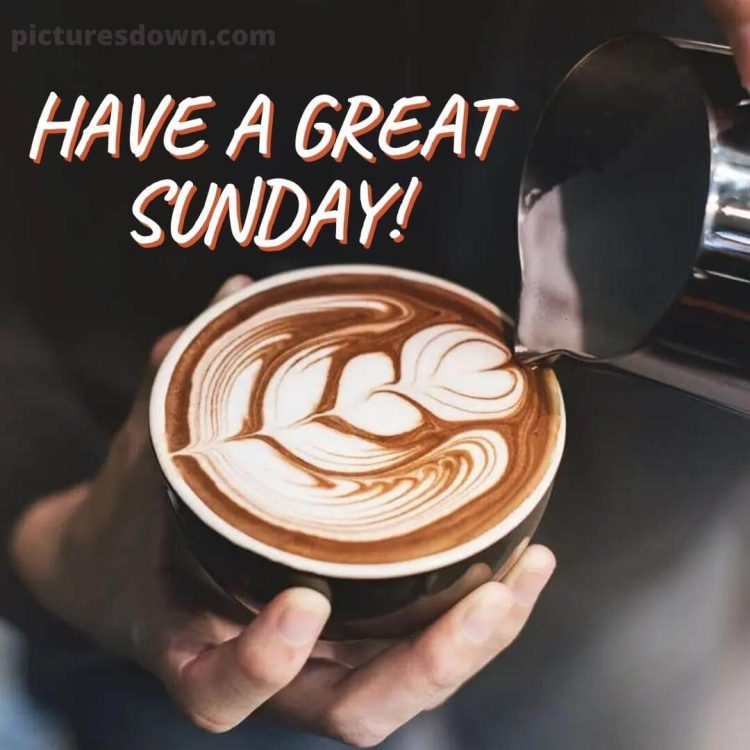 Sunday coffee image flower free download