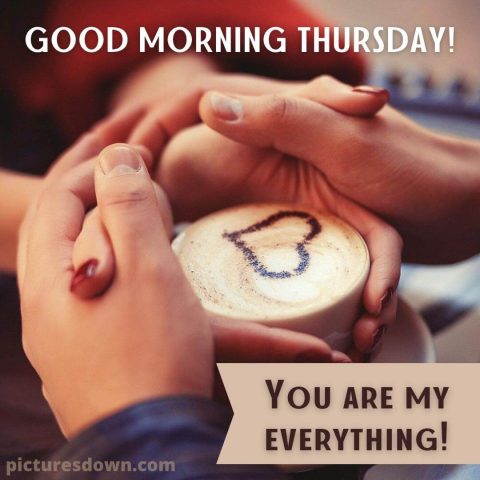 Happy thursday heart image coffee free download