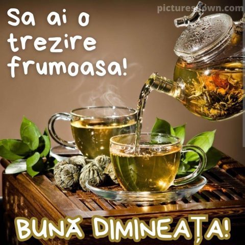 buna dimineata ceai imagine de ierburi descarcă gratis