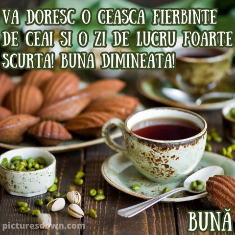 buna dimineata ceai imagine ciocolată descarcă gratis