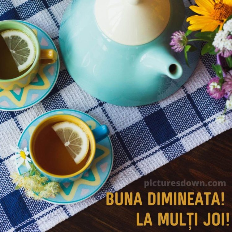 O zi de joi minunata imagine Ceai cu lamaie descarcă gratis