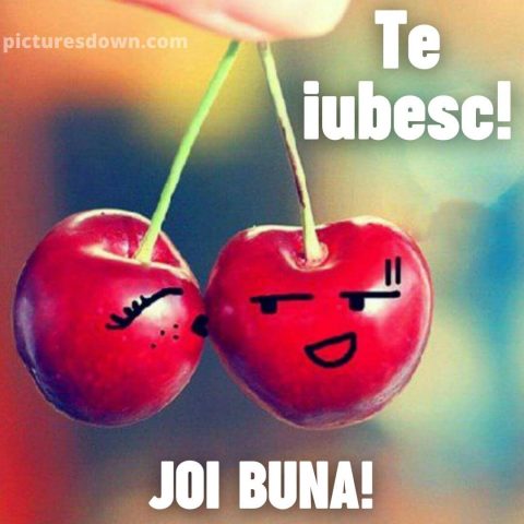 Buna dimineata joi iubire imagine cireașă descarcă gratis