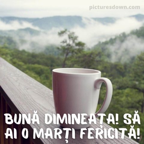 Buna dimineata marti imagine abur peste munți descarcă gratis