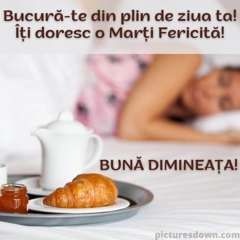 O zi de marti minunata imagine mic dejun în pat descarcă gratis