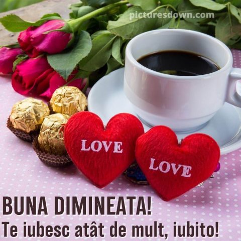Buna dimineata marti iubire poza cafea și inimă descarcă gratis