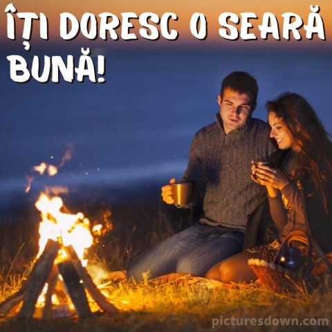Buna seara joi imagine foc de tabără descarcă gratis