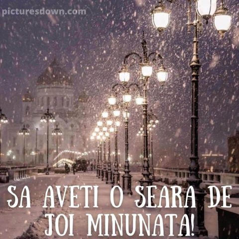 Buna seara joi imagine iarnă descarcă gratis