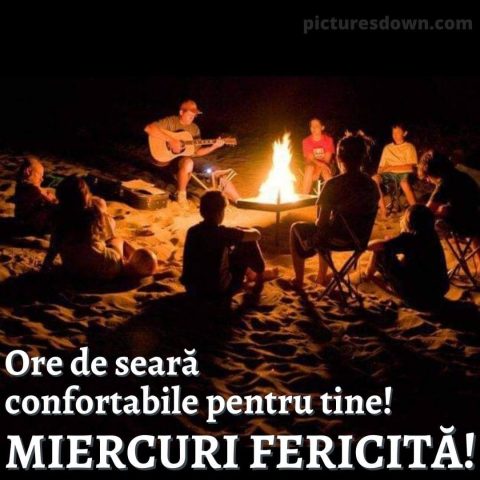 Buna seara miercuri imagine foc descarcă gratis