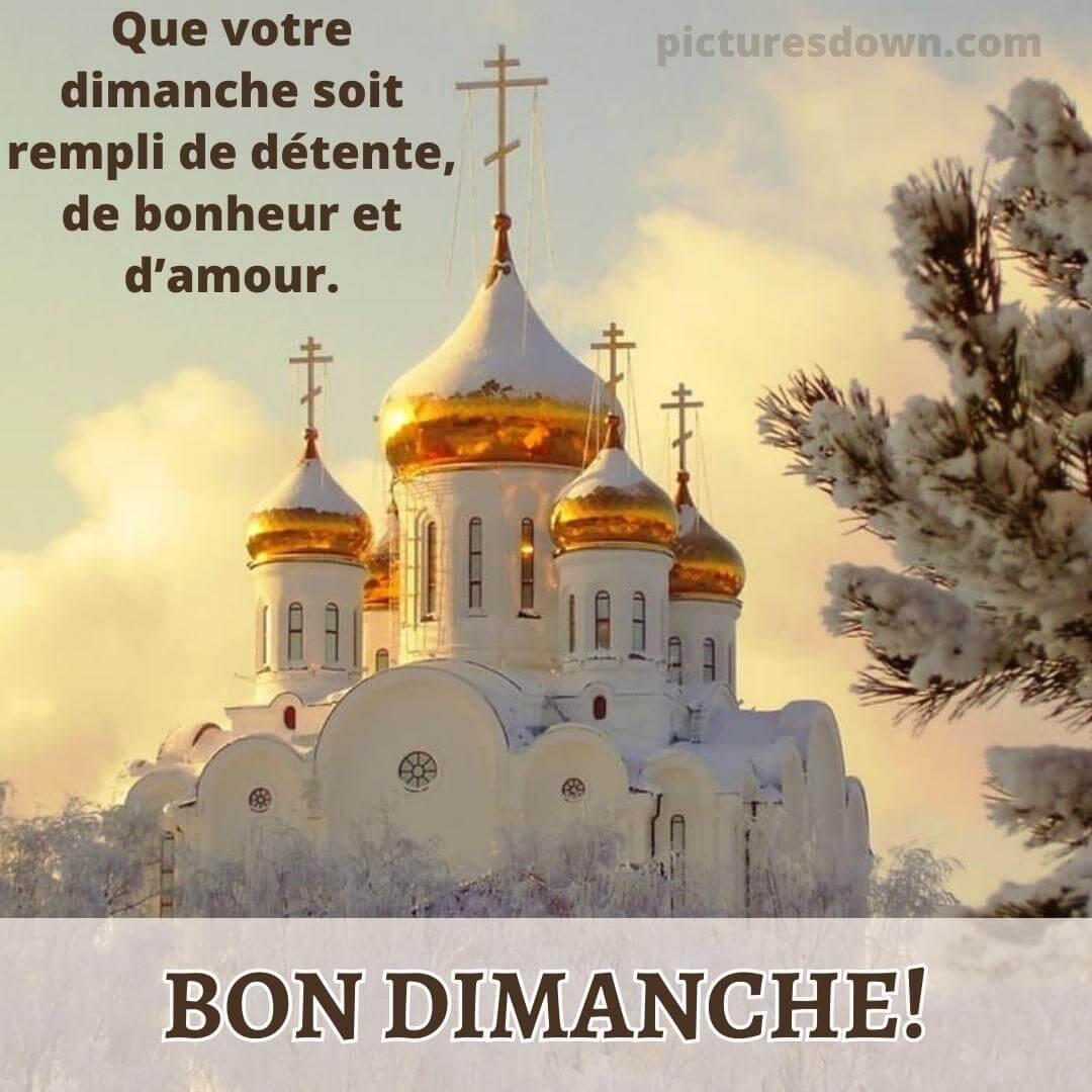 Belle Image De Bon Dimanche glise