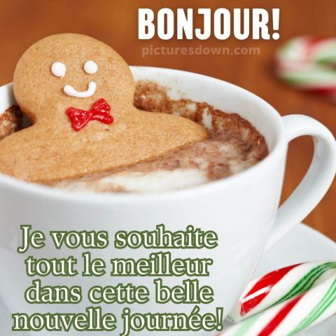 Bon mercredi cafe image pain d'épice gratuite