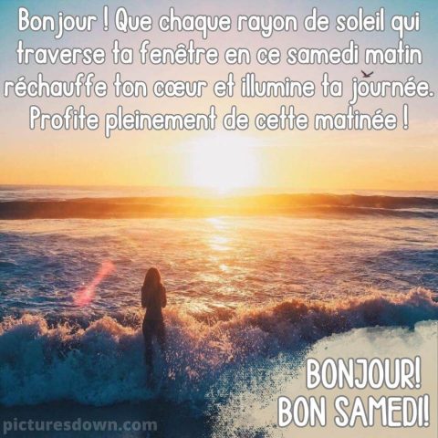 Bon samedi image mer gratuite