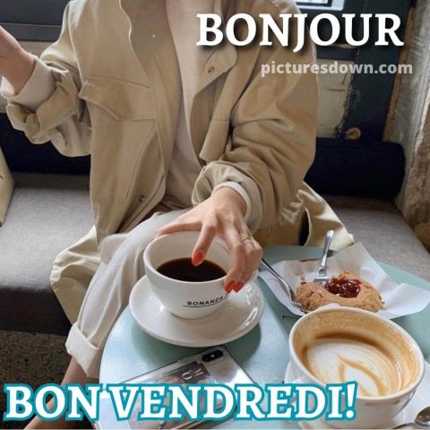 Bon vendredi café image boulangerie gratuite