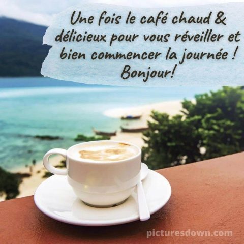 Bon vendredi café image mer gratuite