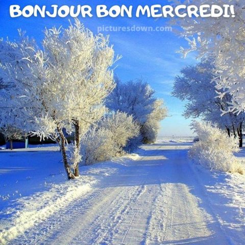 Belles image bon mercredi hiver gratuite