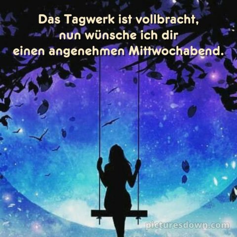 Schönen mittwoch abend und gute nacht bild Schaukel kostenlos