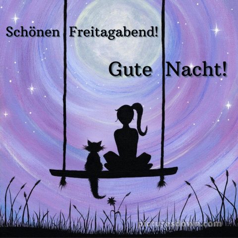 Schönen freitag abend und später eine gute nacht bilder bild Schaukel kostenlos