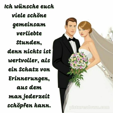 Glückwunsch zur hochzeit bild Paar kostenlos