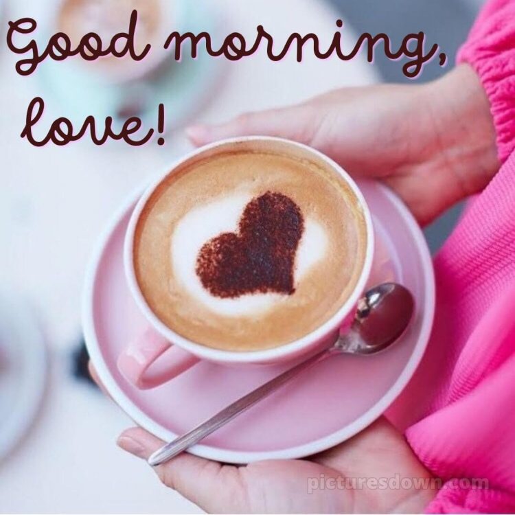Good morning romantic picture coffee free download