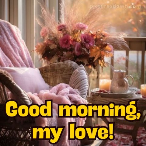 Good morning romantic picture rocking chair free download