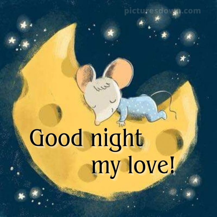 Good night images love picture mouse free download