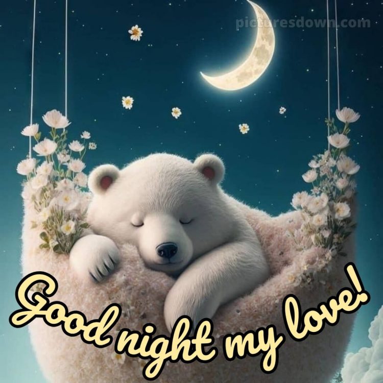 Good night love picture polar bear free download