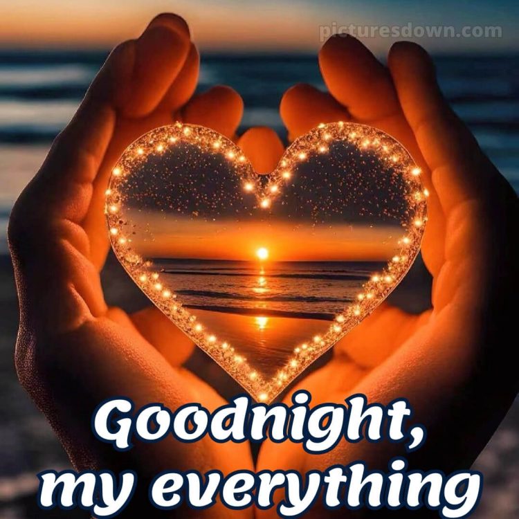 Good night love picture heart in your hands free download