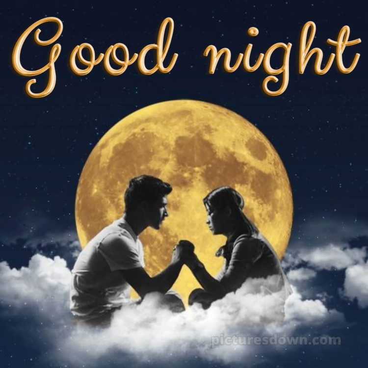Good night love picture clouds free download