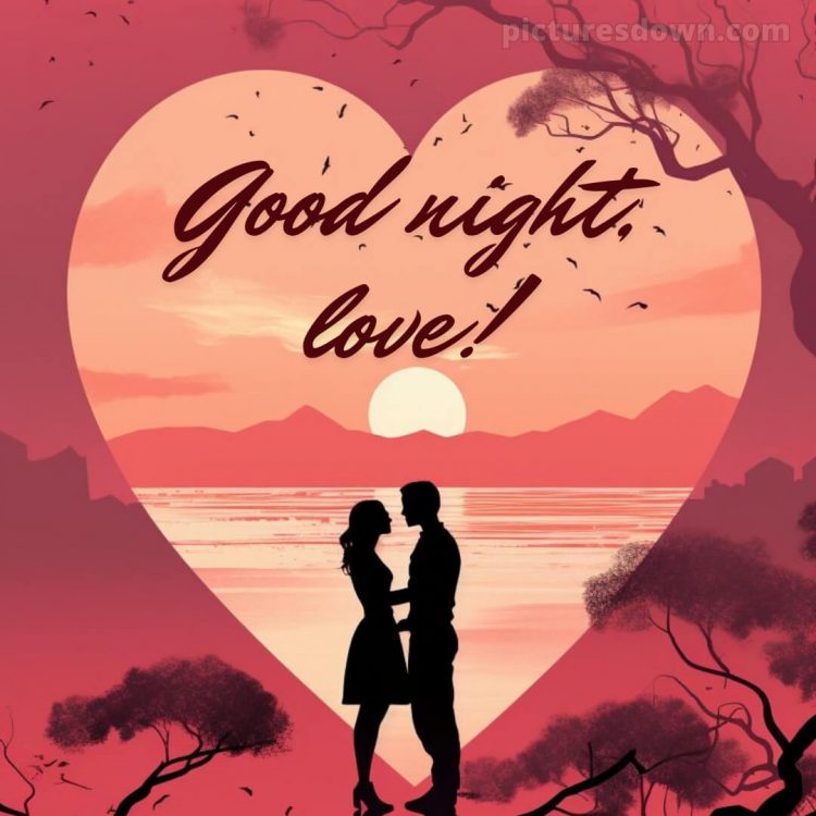 Good night love images picture couple free download