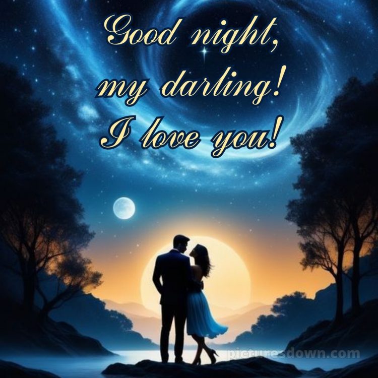 Good night love images picture stars free download
