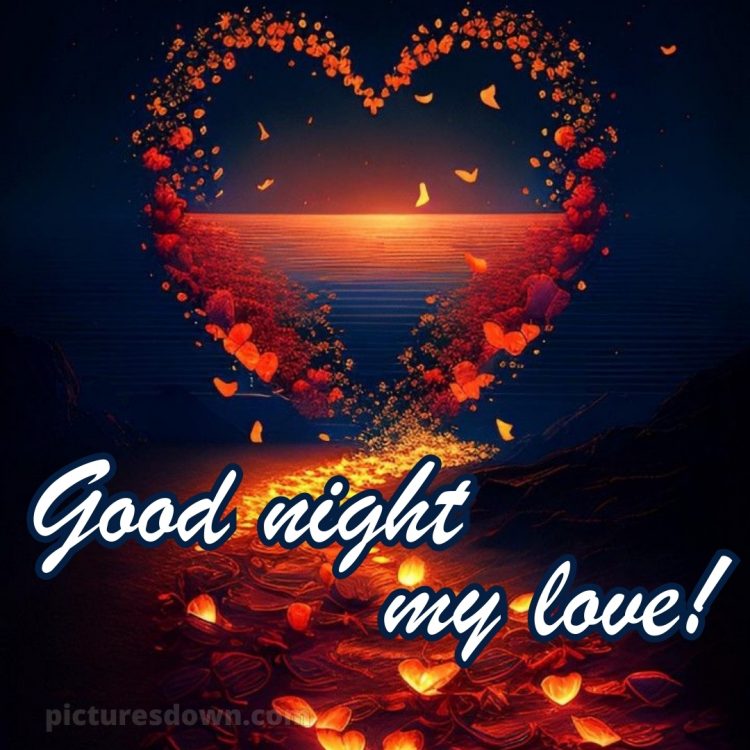 Good night love images picture heart free download