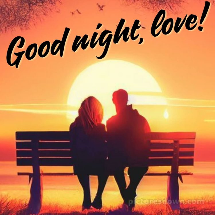 Good night love images for girlfriend picture sunset free download