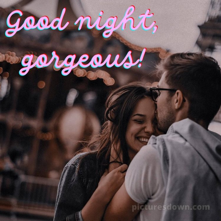 Good night love kiss picture smile free download
