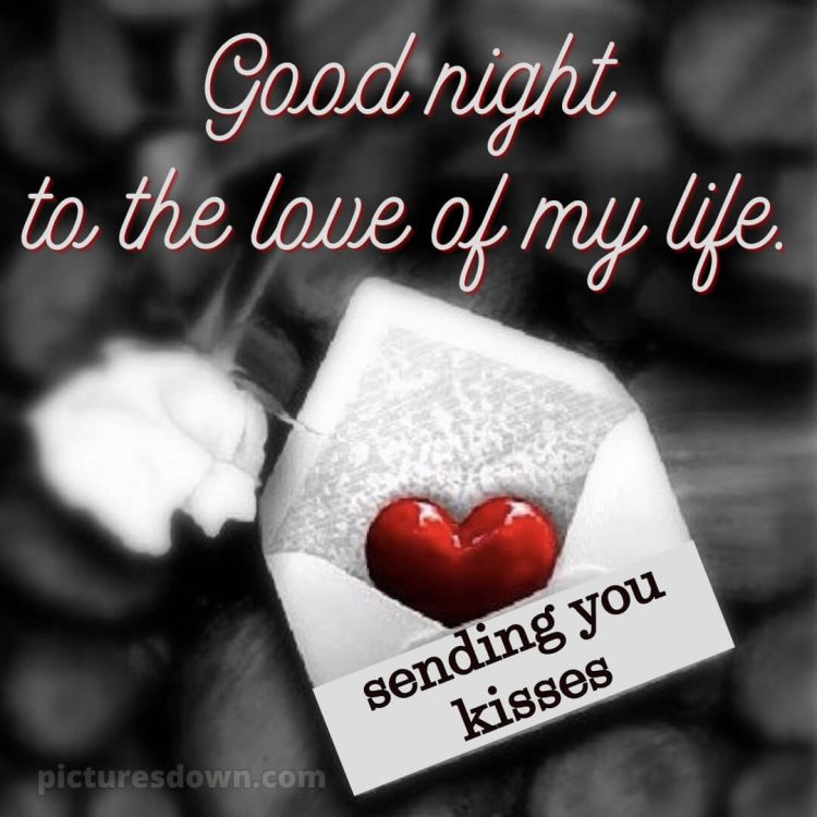 Good night love kiss picture letter free download