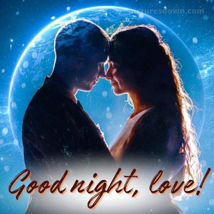 Good night love messages picture lovers free download