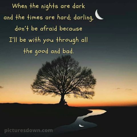 Good night love wishes picture wood free download