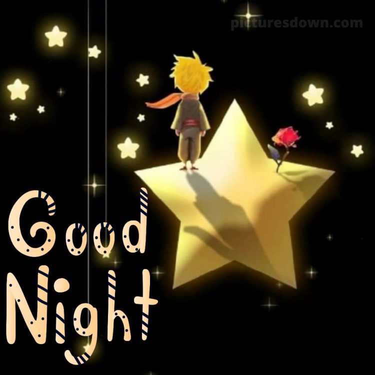 Good night message for love picture star free download