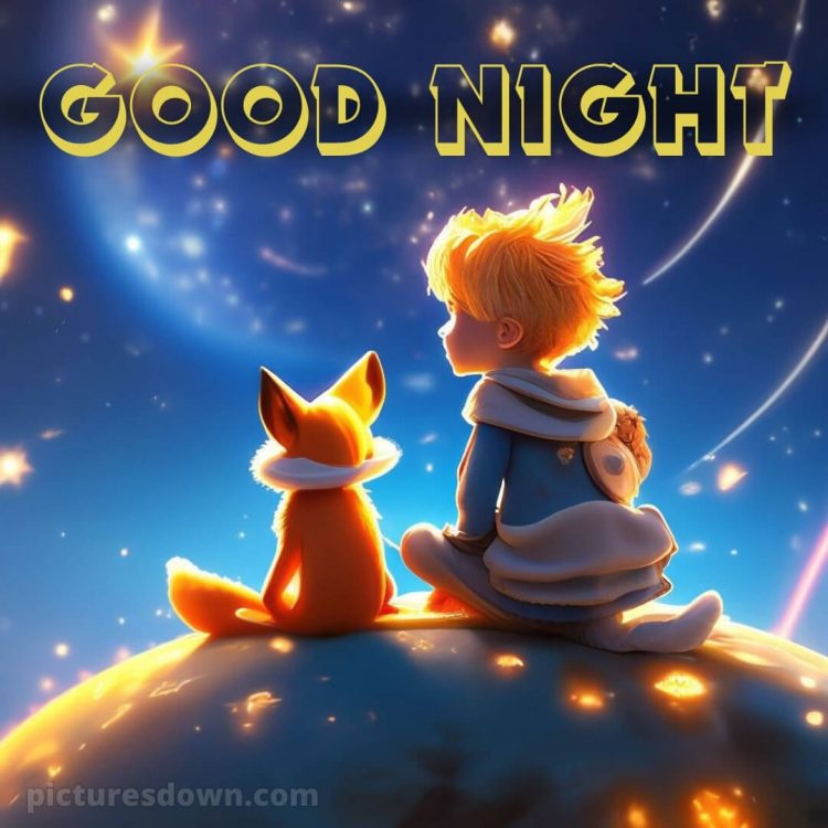 Good night message for love picture sky free download