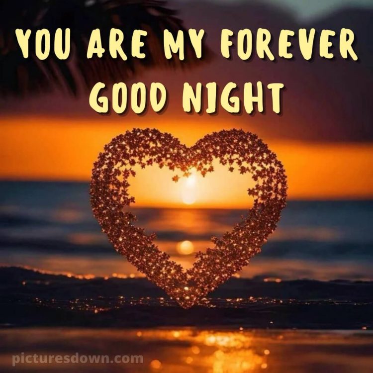 Good night message to my love picture heart free download