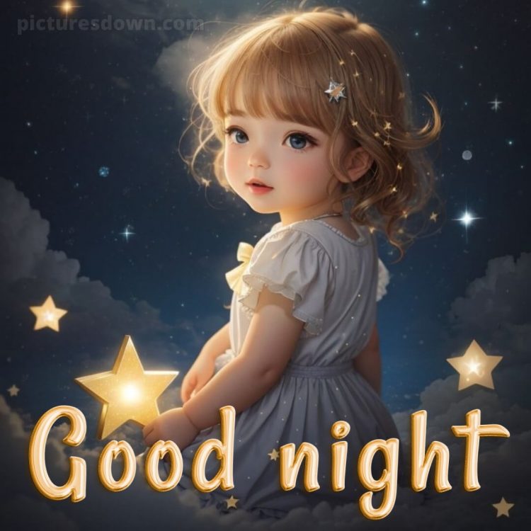 Good night message to my love picture little girl free download