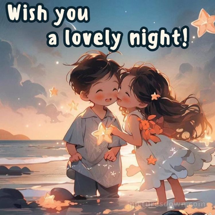 Good night messages for love picture boy and girl free download